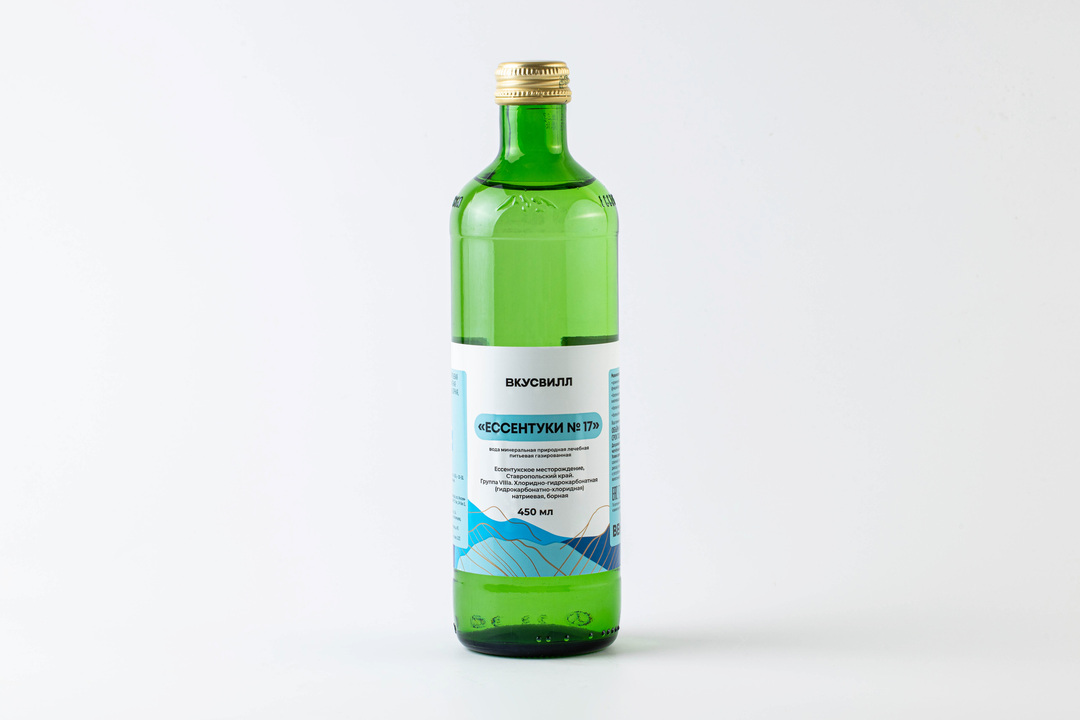 

Вода минеральная Ессентуки №17 450 мл