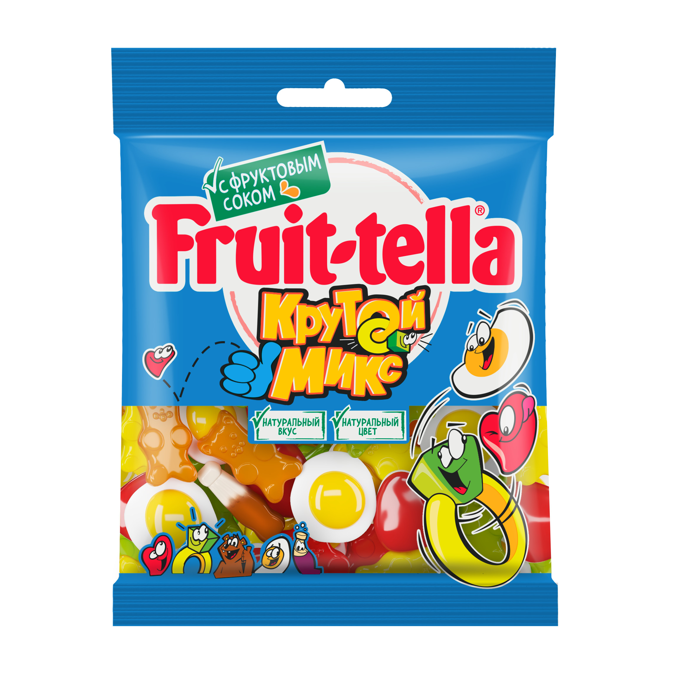 

Мармелад жевательный Fruittella Крутой Микс 70 г