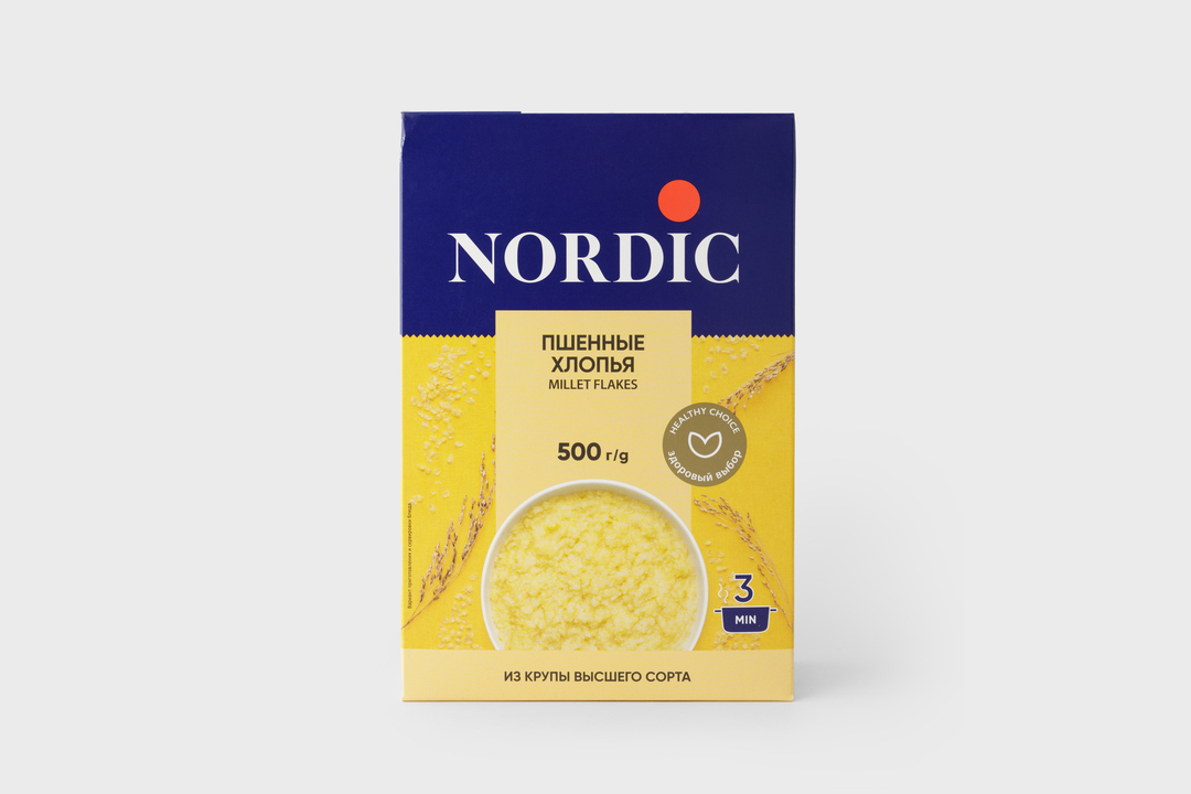 

Хлопья Nordic пшенные 500 г