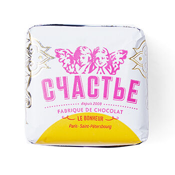 Конфета пралине Счастье с джаму в горьком шоколаде, 50г