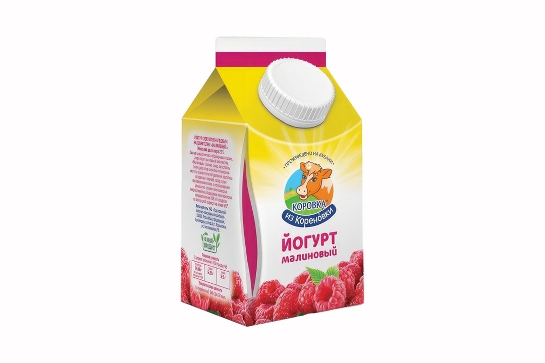 

Йогурт питьевой Коровка из Кореновки Малина, 2.1% 450 г