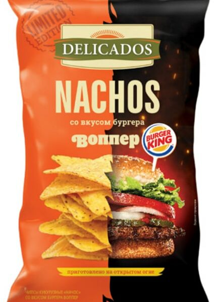 Чипсы Delicados кукурузные Начос Бургер Воппер 140г