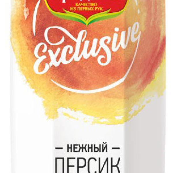 Нектар Сады Придонья Exclusive персиковый с мякотью, 970 мл
