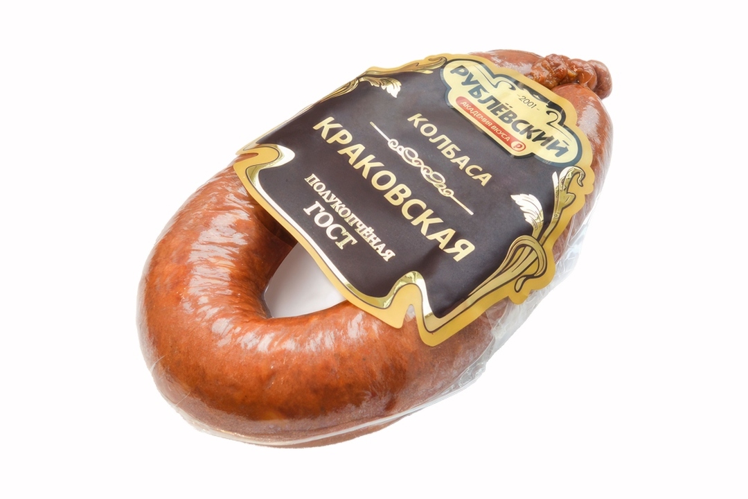 

Колбаса Рублевский Краковская полукопченая 350 г