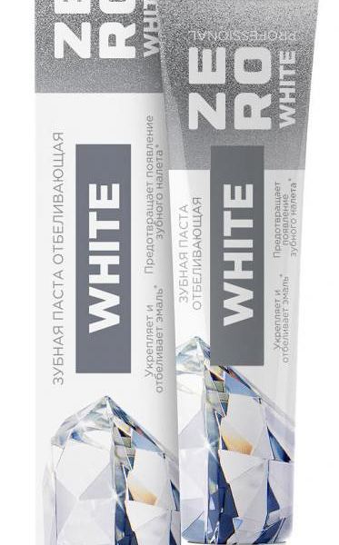 Зубная паста Zero White White отбеливающая 100 г 