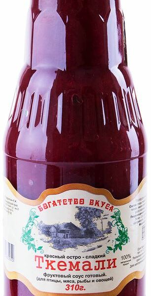 Соус фруктовый Богатство Вкуса Ткемали красный остро-сладкий, 310г