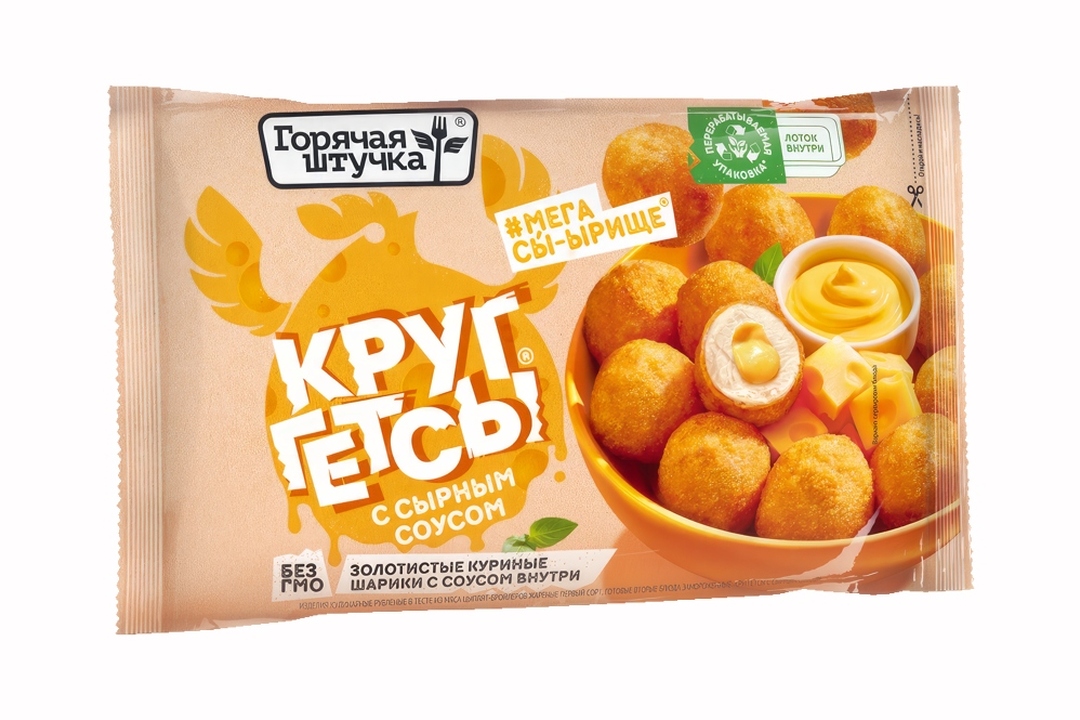 

Круггетсы Горячая штучка с сырным соусом 250 г