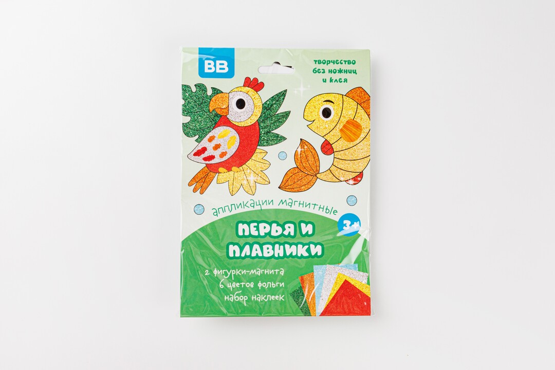 

Аппликации магнитные "Перья и плавники" Вкусвилл