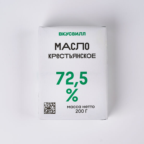 Масло крестьянское 72,5%
