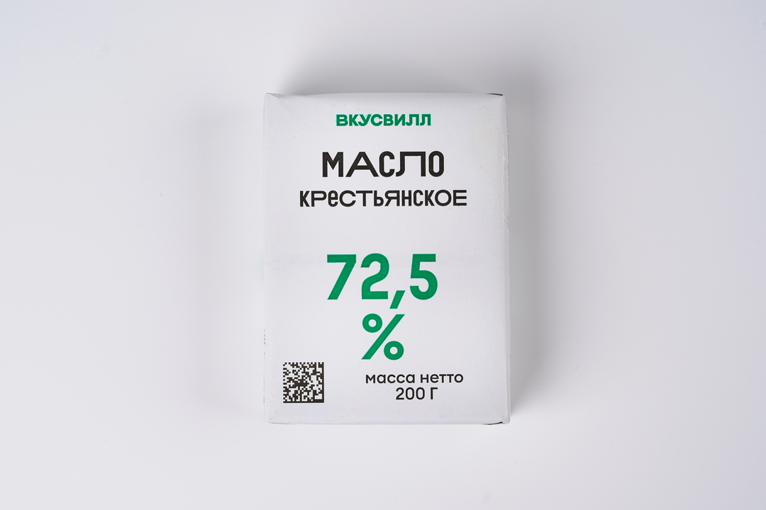 

Масло крестьянское 72,5%, 200 г