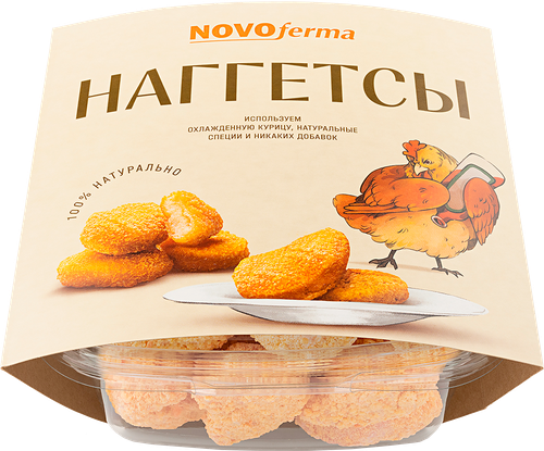 

Наггетсы Novoferma куриные замороженные 400 г