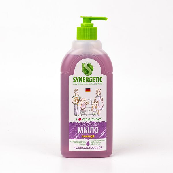 Мыло жидкое Лавандовое Поле, Synergetic