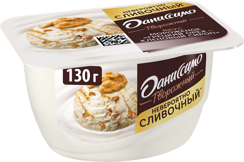 

Десерт творожный Даниссимо со вкусом Мороженого Грецкий орех-кленовый сироп 5.9% 130 г