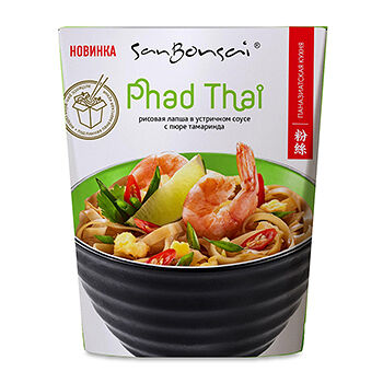 Рисовая лапша в устричном соусе с пюре тамаринда Пад Тай, 123г