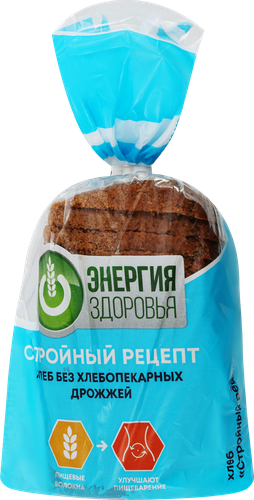 

Хлеб Энергия здоровья Стройный рецепт бездрожжевой нарезка 350 г