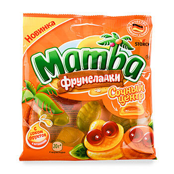 Жевательный мармелад Mamba сочный центр, 70 г