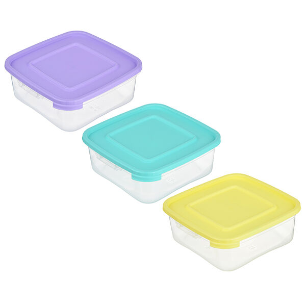 Контейнер для СВЧ Полимербыт Каскад Квадро 0,7 л, в ассортименте