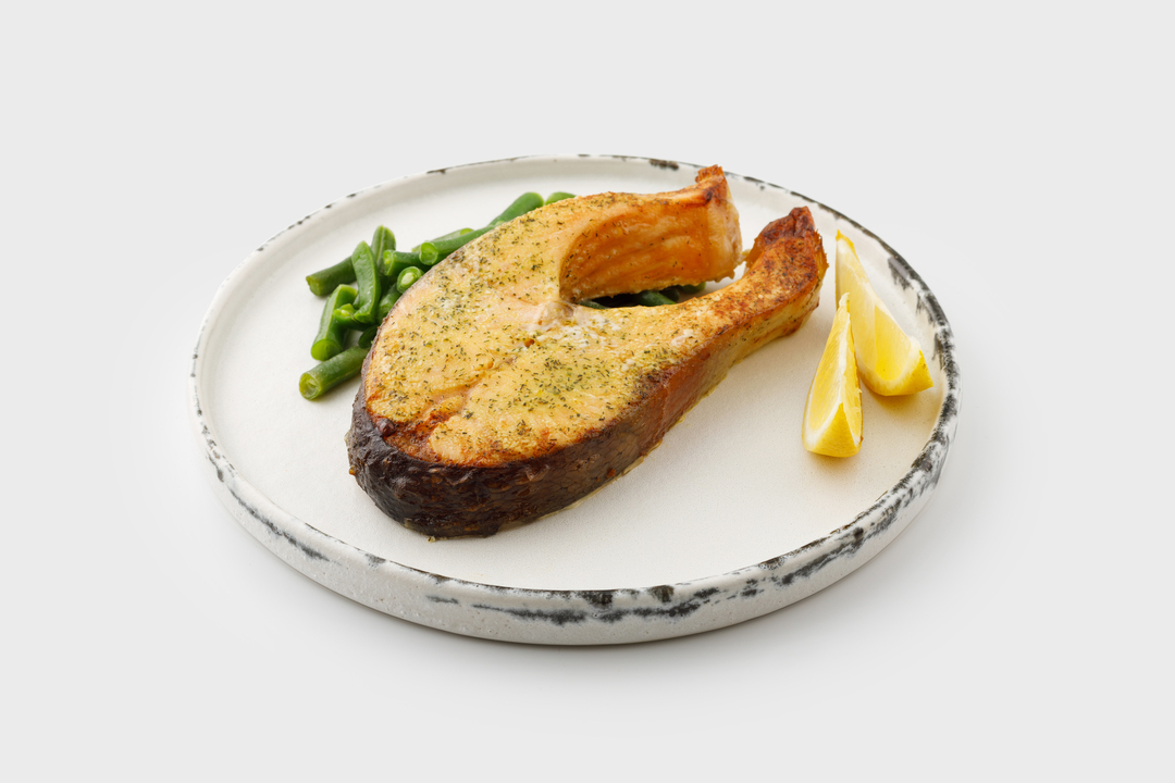 

Форель стейк в сливочном соусе с травами 450 г