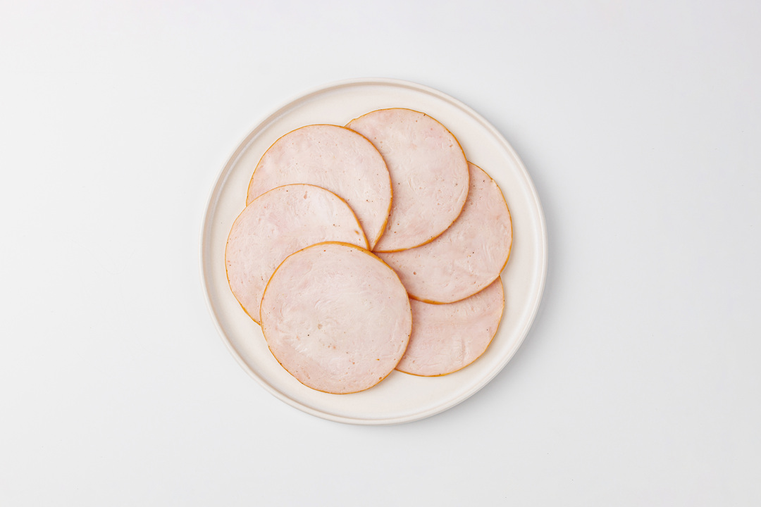 

Ветчина из грудки индейки ВкусВилл Легкая классика нарезка 150 г