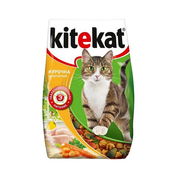 Китекат Корм курочка аппетит х18 вес 350г имп. ОДО 