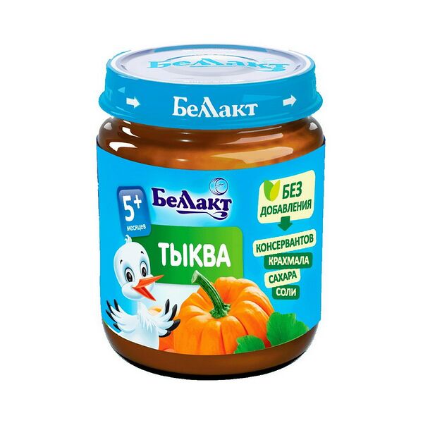 Пюре овощное Беллакт Тыквенное б/сах 100г ДП