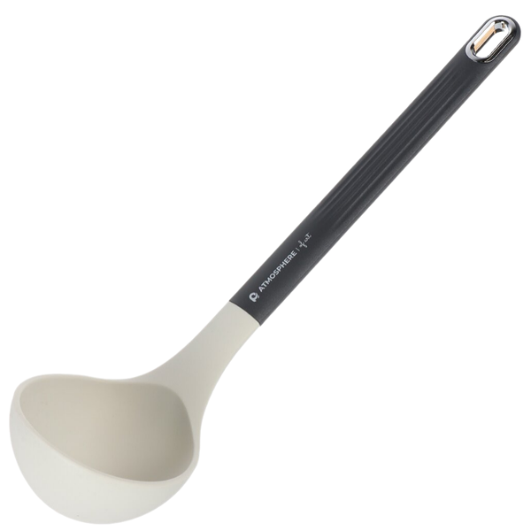 Половник Atmosphere of art Triumph силиконовый,белый-черный, 37,6 см