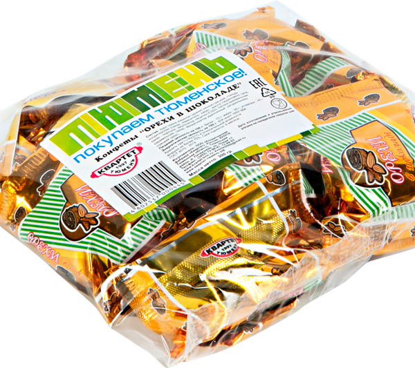 Конфеты КВАРТЕТ Орехи в шоколаде