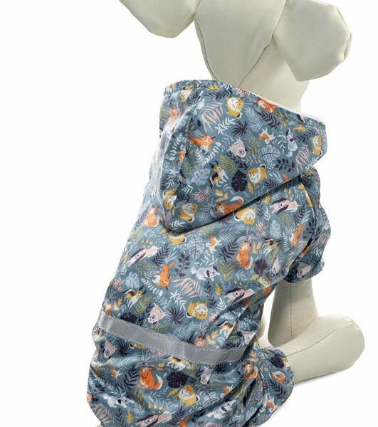 Triol Костюм-дождевик со светоотражающей лентой Зверята XS, 20 см