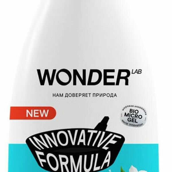 Экогель для мытья посуды овощей и фруктов Wonder Lab жасмин и морская соль 550 мл