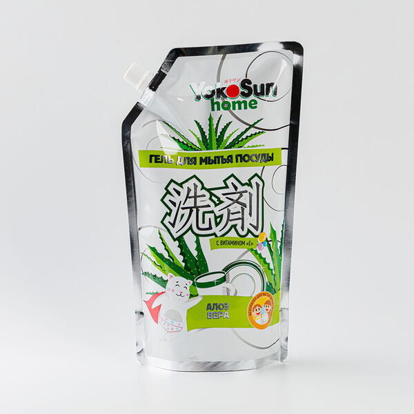 Гель для мытья посуды YokoSun Алоэ вера, 850 мл