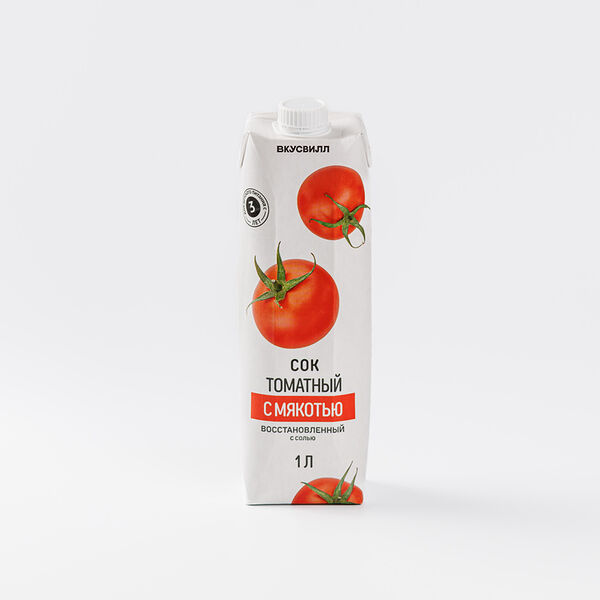 Сок томатный с мякотью восстановленный