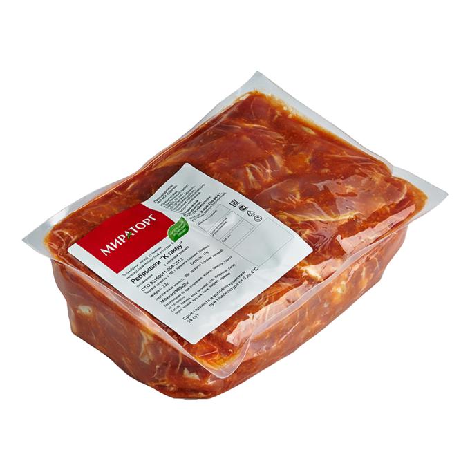 

Ребрышки свиные мираторг к пиву охл вес кг вакуумная упаковка мираторг