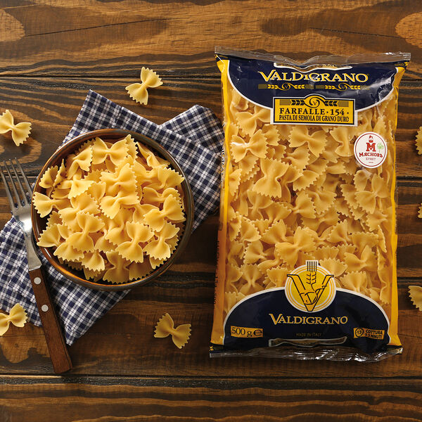 Макаронные изделия Valdigrano Farfalle №154 500 г