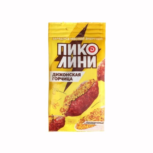 Колбаски Дымов Пиколини сырокопченые Дижонская горчица, 50г