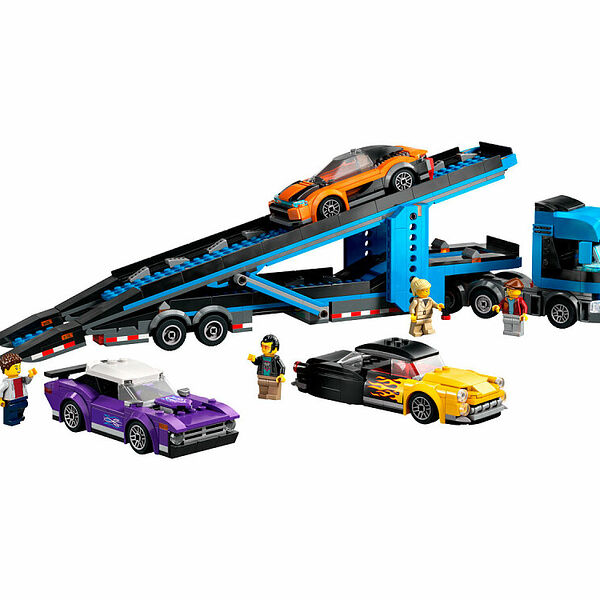 Конструктор Lego City Грузовик-автовоз со спортивными автомобилями