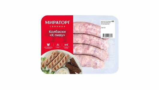 Колбаски свиные к пиву 400 г