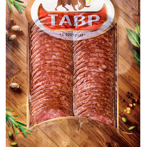 Колбаса сырокопченая Тавр Австрийская полусухая нарезка