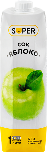 

Сок Super Яблоко 1 л