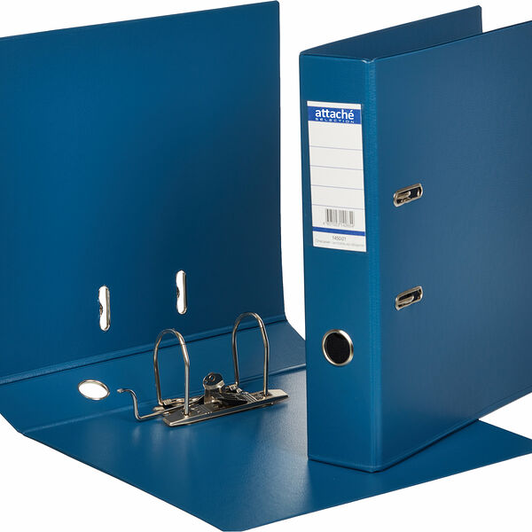 Папка-регистратор Strong Line 70мм т.-синий,ПБП2, карм.кор