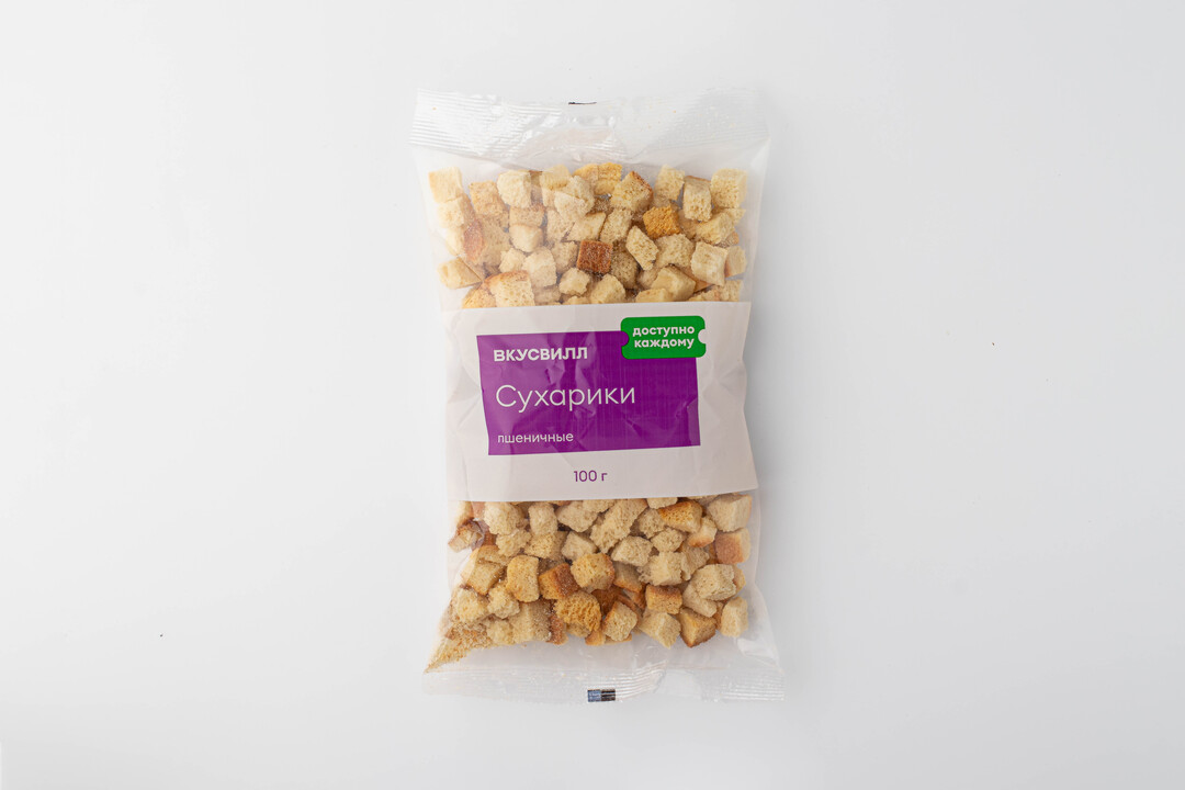 

Сухарики пшеничные ВкусВилл 100 г