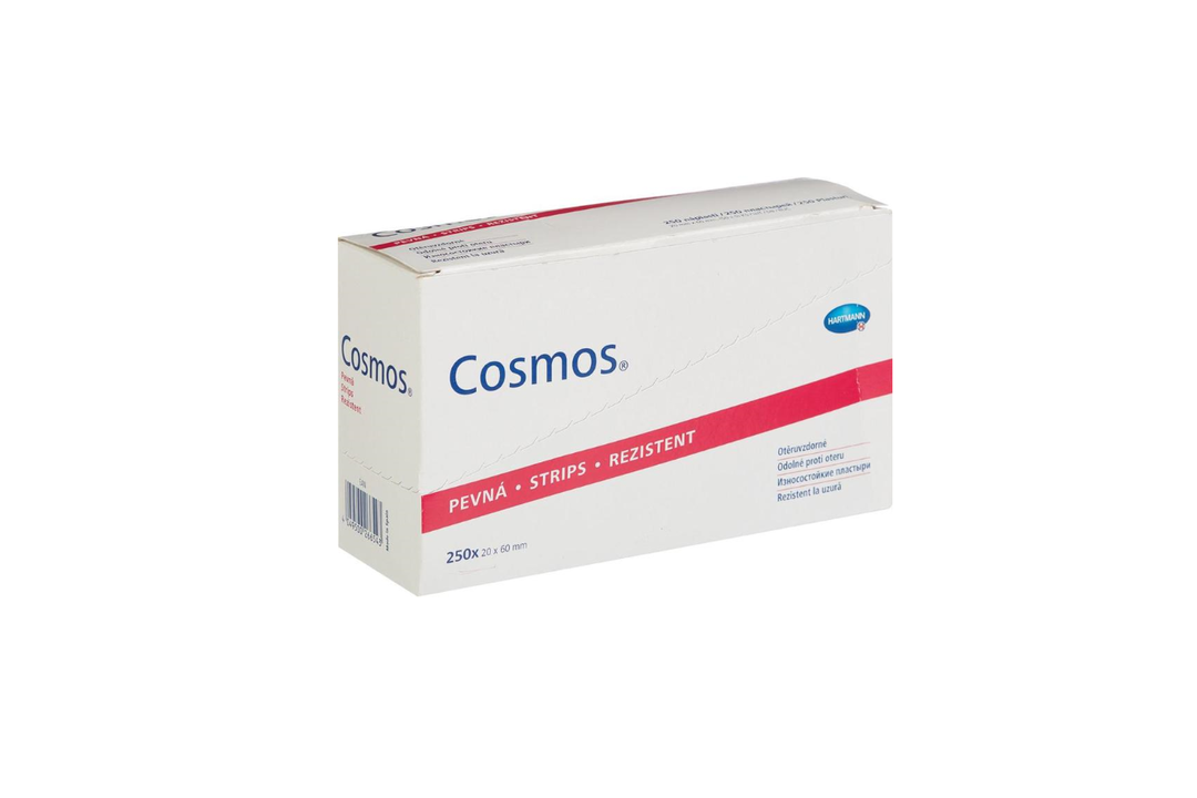 

Пластырь Hartmann Cosmos Classic Strips гипоаллергенный текстильный 6 см х 2 см 250 шт