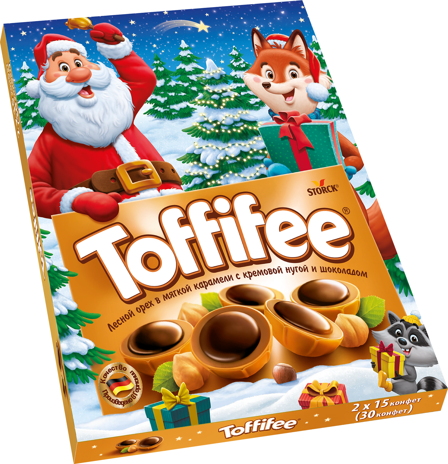 

Набор Toffifee Рождественский поезд с лесным орехом, 250г