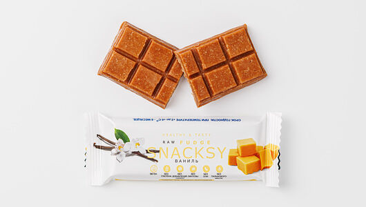 Батончик Ваниль, веган, Snacksy 55г