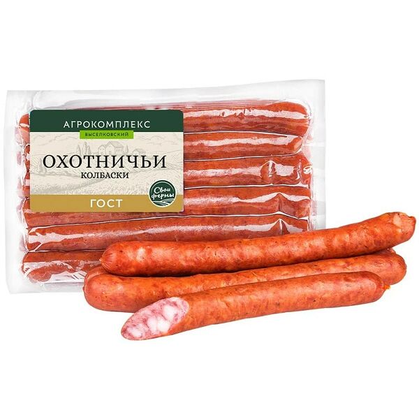 Колбаски Агрокомплекс Выселковский Охотничьи вес