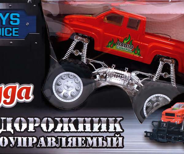Игрушка BIGGA Внедорожник на радиоуправлении 1:18, в ассортименте