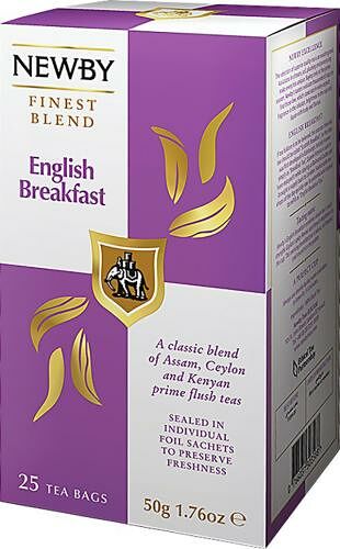 Чай черный English Breakfast 25*2 г ТМ Newby (Ньюби)