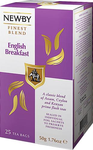 

Чай черный Newby English breakfast в пакетиках 25 шт. 50 г