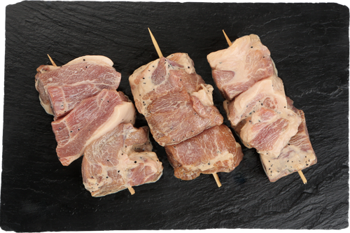 

Шашлык из свиной шеи бескостный в кофе со сливками ЛЕНТА FRESH СП полуфабрикат охлажденный до 1 кг