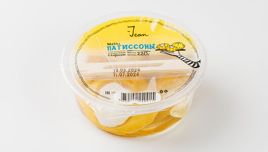 Патиссоны мини фаршированные сливочным сыром