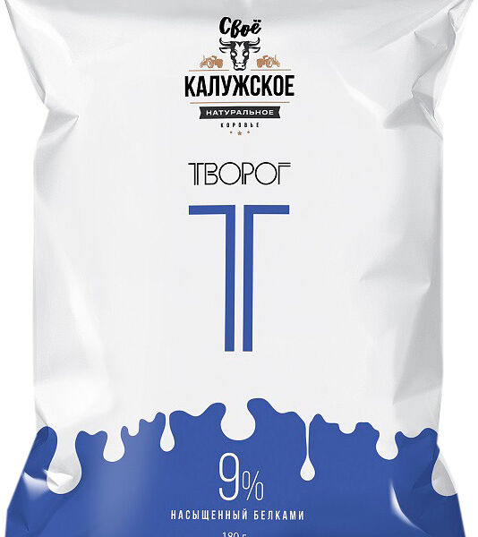 Творог Свое Калужское 9% 180 г